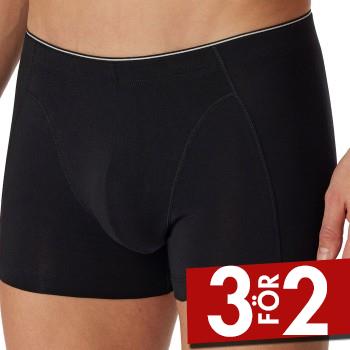 Schiesser Kalsonger Organic Cotton Boxer 3XL-4XL Svart ekologisk bomull 3XL Herr