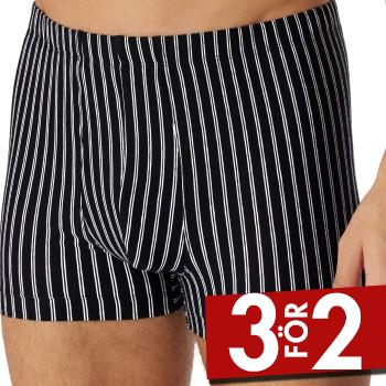 Schiesser Kalsonger Organic Cotton Boxershort Svart bomull Small Herr