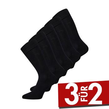 Claudio 5P Socks Bamboo Schwarz soft Gr 40/47 Herren