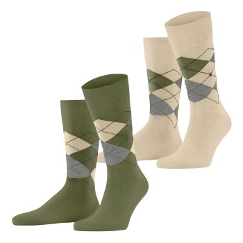 2-Pakuotė Burlington Everyday Argyle socks