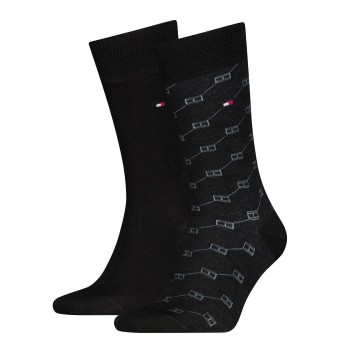 2-Paquet Tommy Hilfiger Men Flag AOP Sock