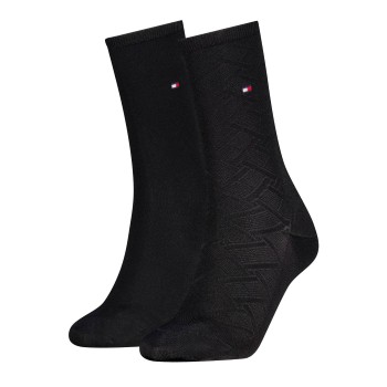 2-Pakning Tommy Hilfiger Women Flag Print Socks