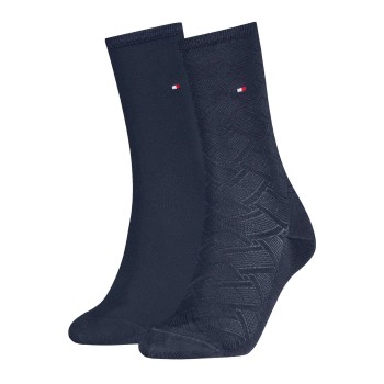 2-Pakning Tommy Hilfiger Women Flag Print Socks