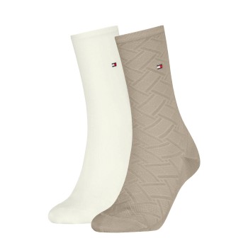 2-Pakning Tommy Hilfiger Women Flag Print Socks
