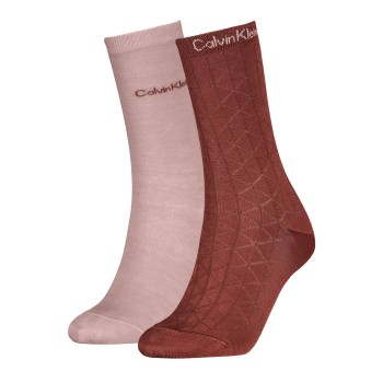 2-Empacar Calvin Klein Women Pattern Socks