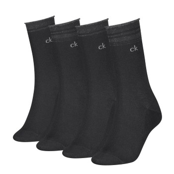 4-Pack Calvin Klein Women Lurex Stripe Socks Gift Box