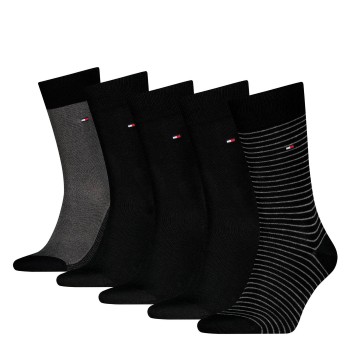 5-Pakning Tommy Hilfiger Men Stripe Socks Gift Box