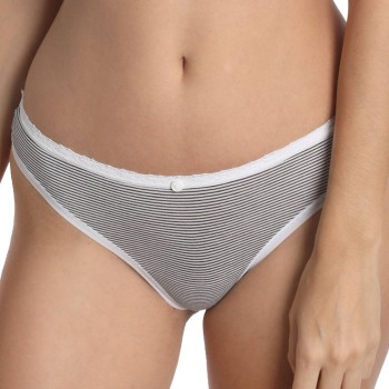 sassa Trosor Stripe Range Brief Vit m Ränder viskos 46 Dam