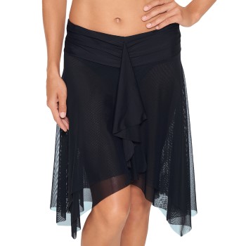 Wiki Basic Beach Skirt Zwart polyester X-Small Dames