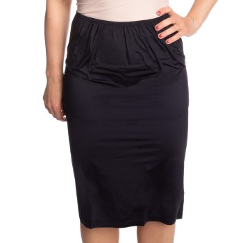 Trofe Slip Skirt Long Zwart XX-Large Dames