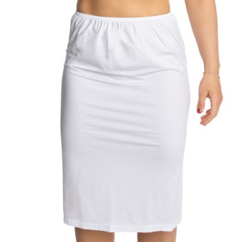 Trofe Slip Skirt Long Wit XX-Large Dames