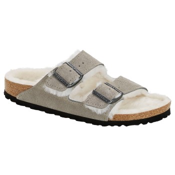 fur lined birkenstock sandals
