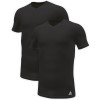 2-stuks verpakking Adidas Active Flex Cotton 3 Stripes V-Neck T-Shirt