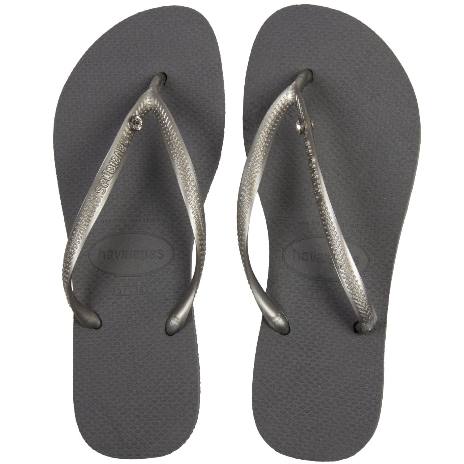 Havaianas slim crystal glamour on sale black