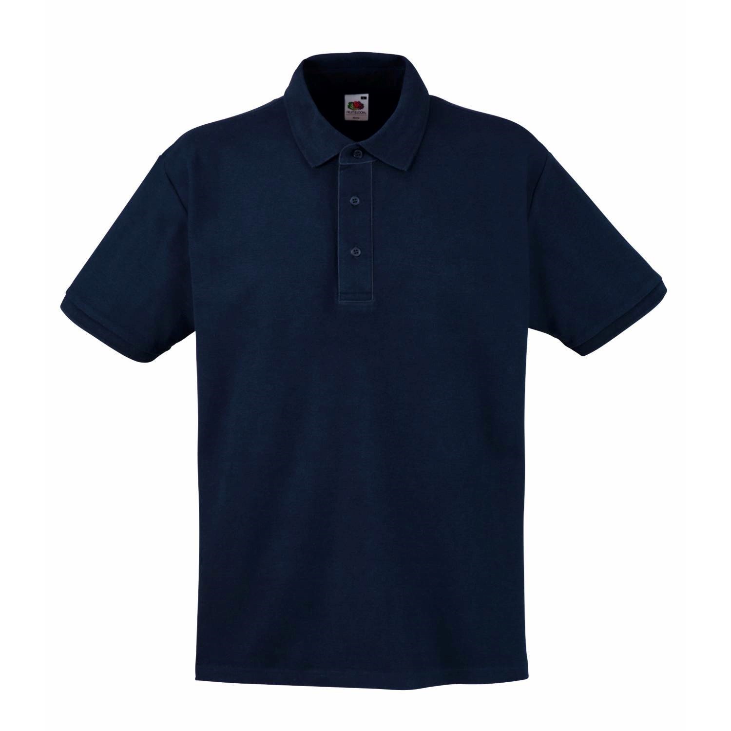 Fruit of the Loom Heavy Polo Morkbla