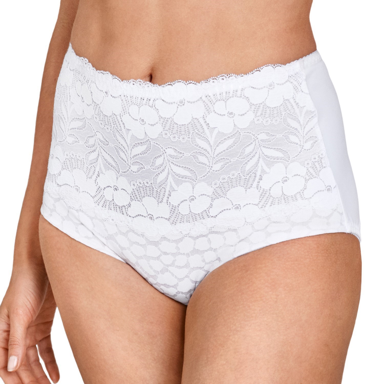 Miss Mary Jacquard And Lace Girdle 