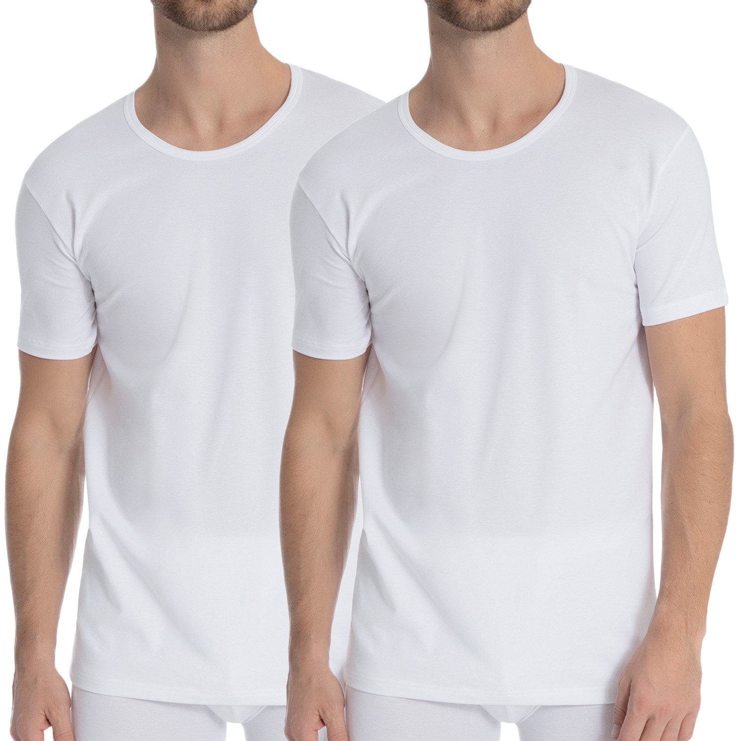 - T-shirt T-Shirts Kleidung Natural - 2-er-Pack Calida Benefit
