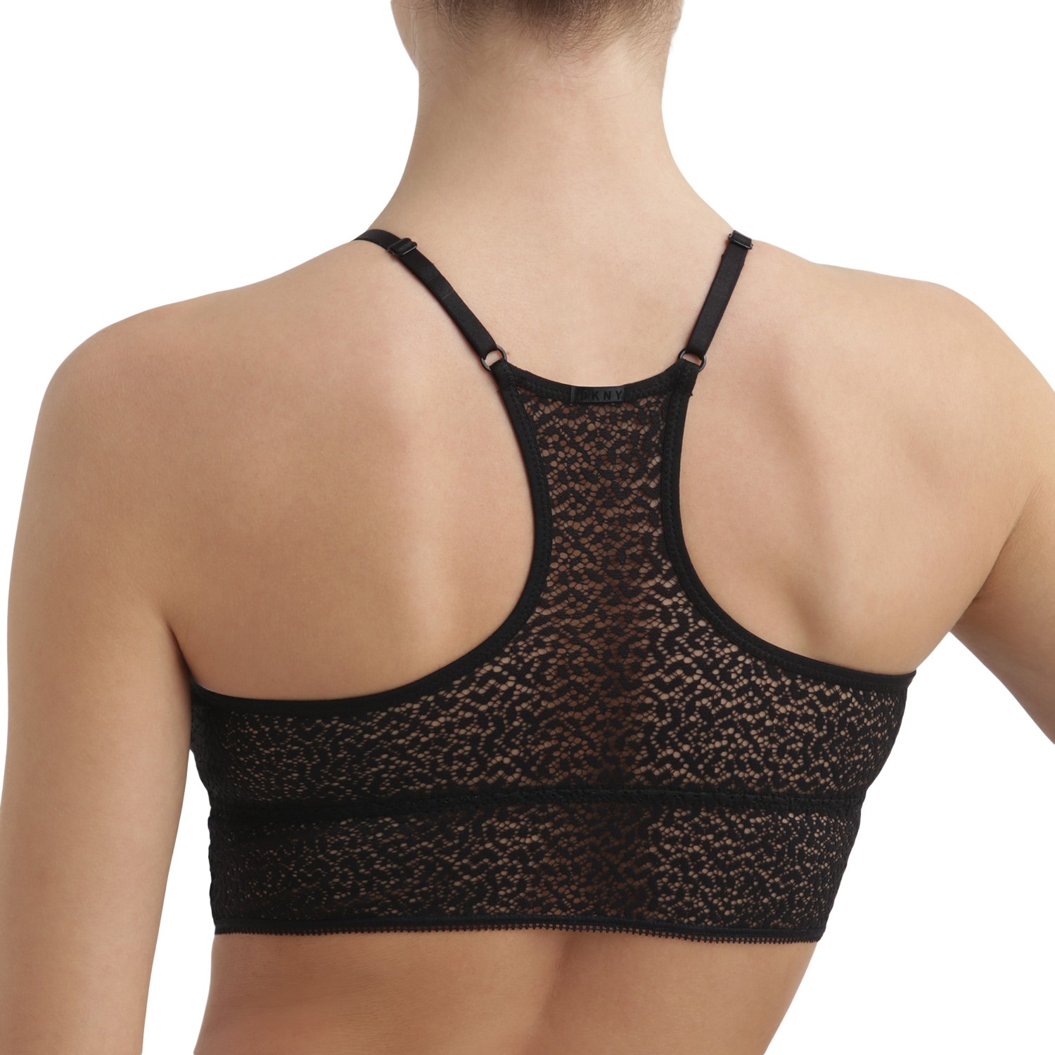DKNY Womens Modern Lace Racerback Longline Bralette : : Clothing,  Shoes & Accessories
