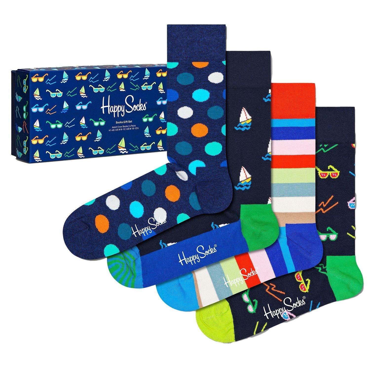 Happy Socks Navy Gift Box 650