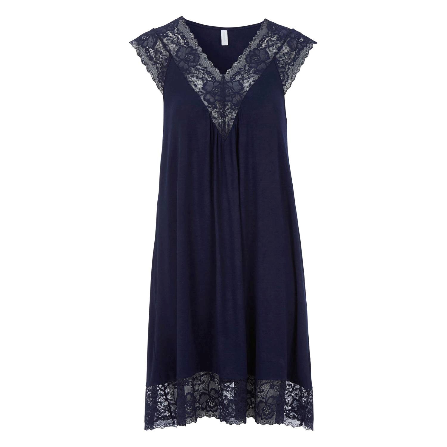 Damella Viscose Plain Sleeveless Nightdress