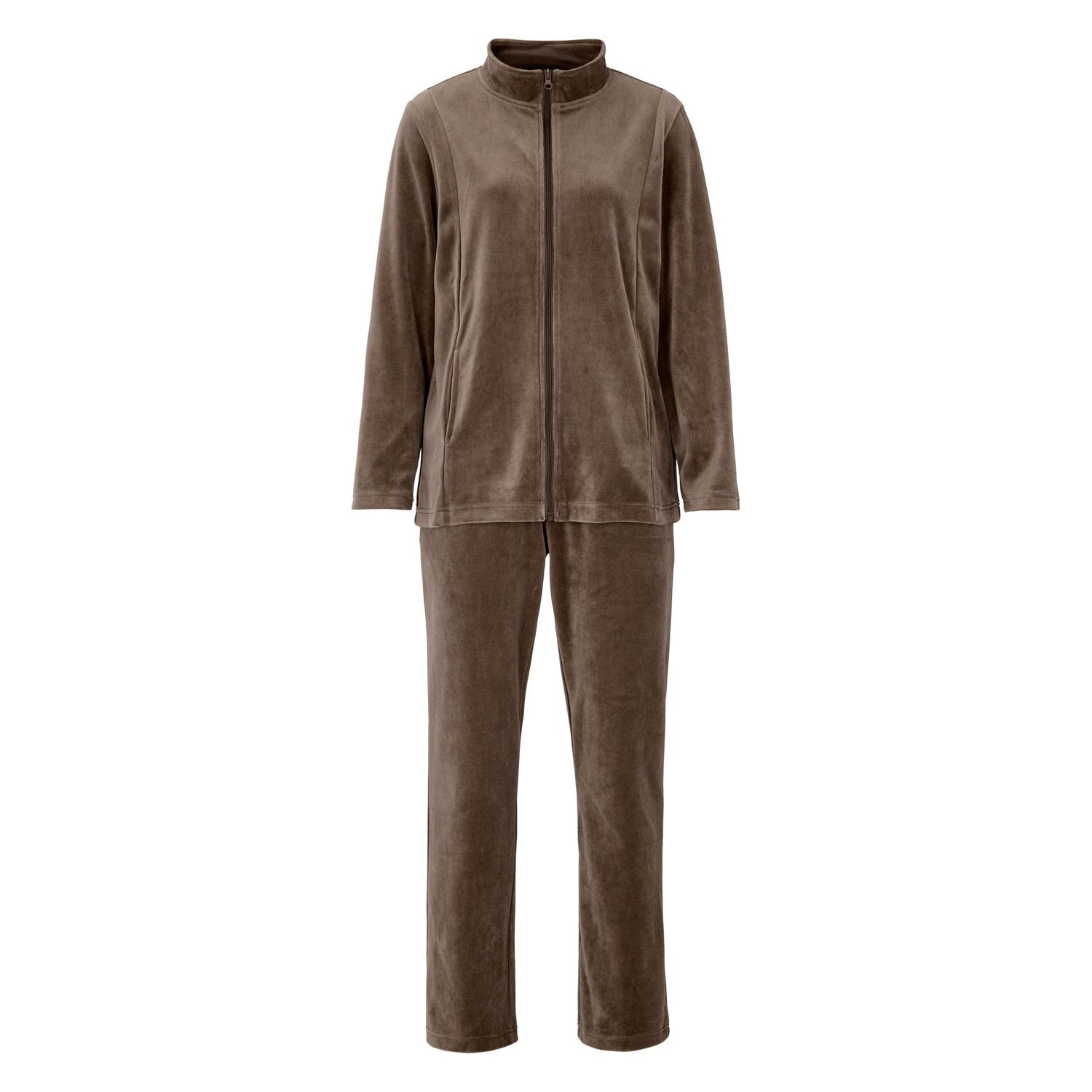 Damella Velour Plain Suit
