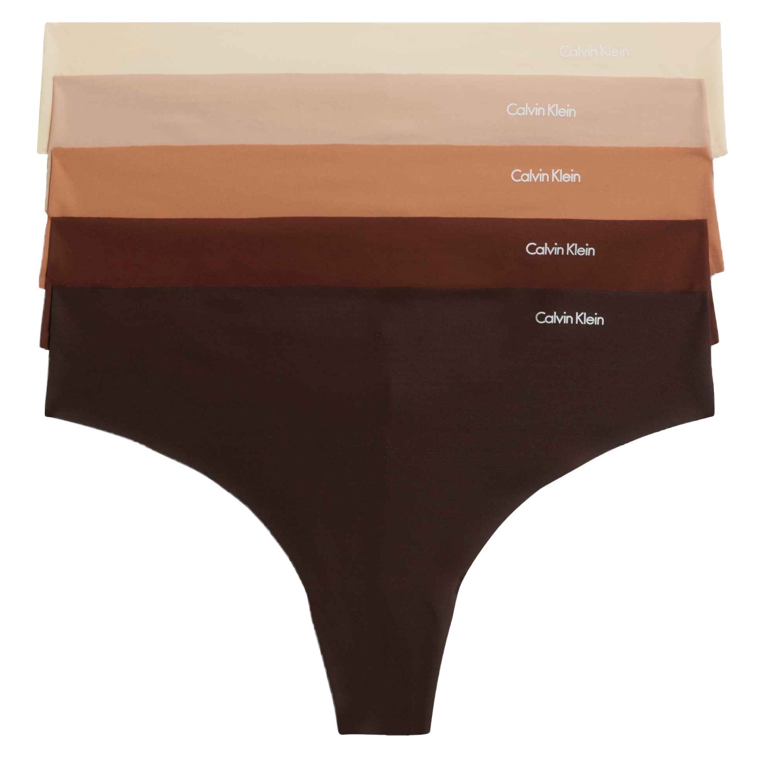 5 Pack Calvin Klein Invisible Thongs Thong Briefs Underwear Timarco