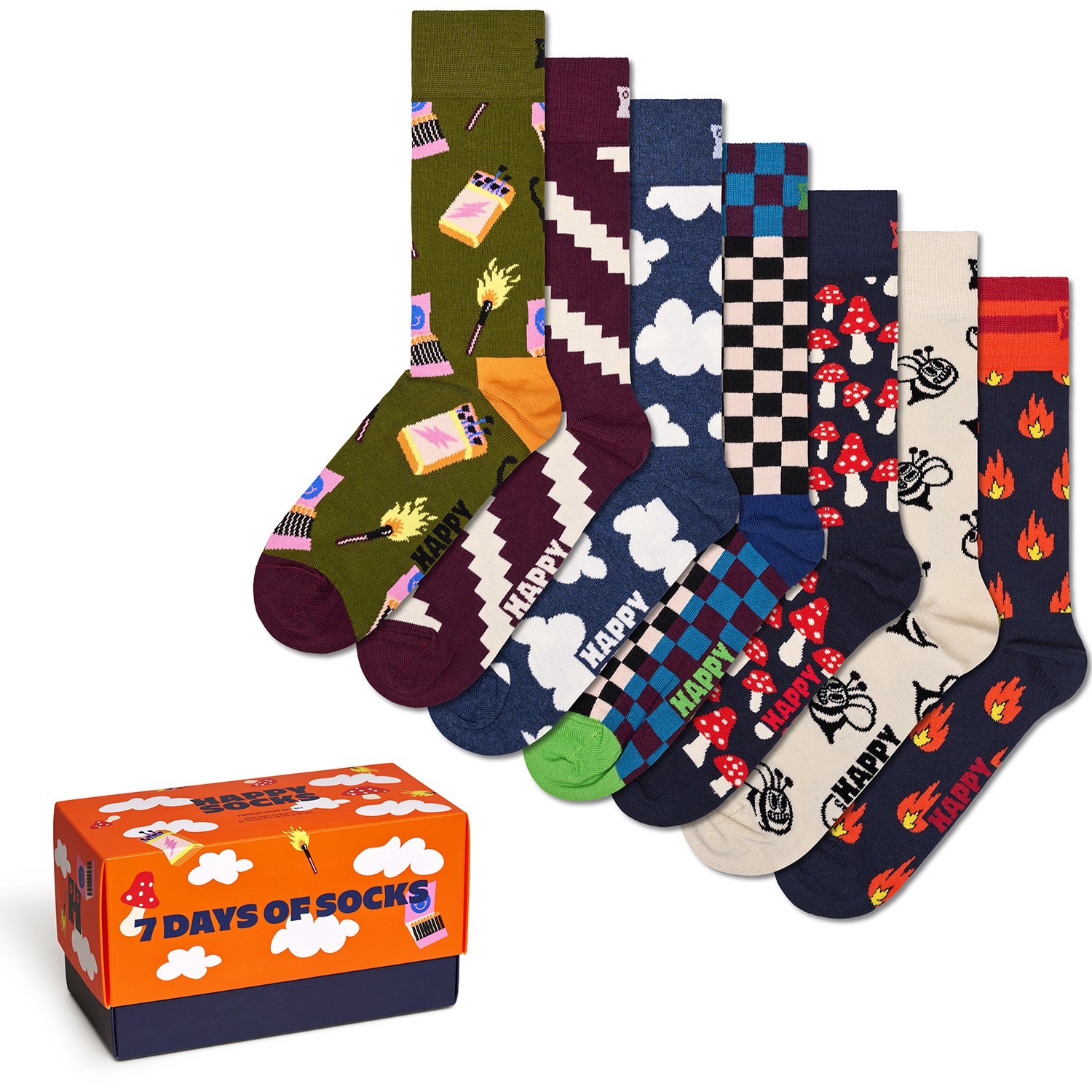 Happy Socks A Wild Week Socks Gift Set