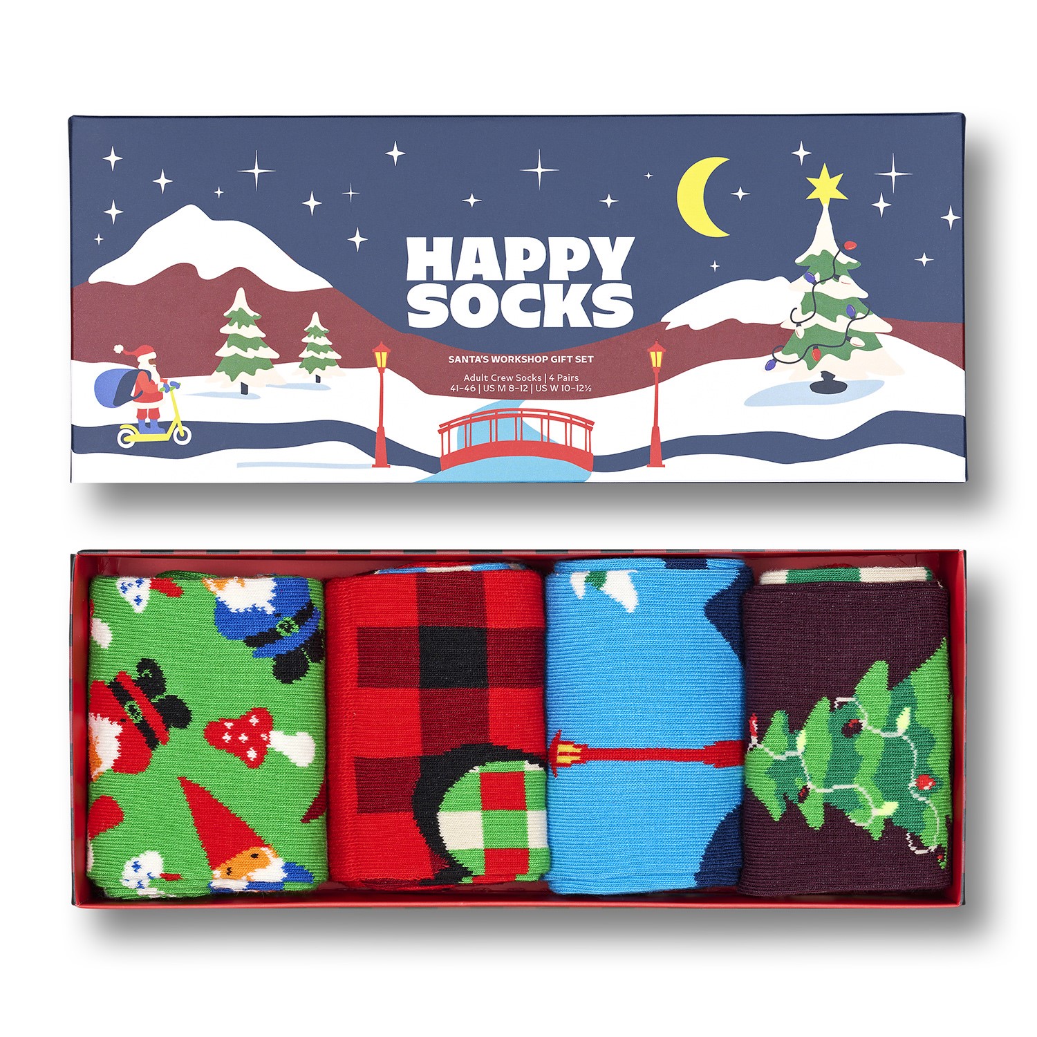 Happy Socks Santas Workshop Socks Gift Set