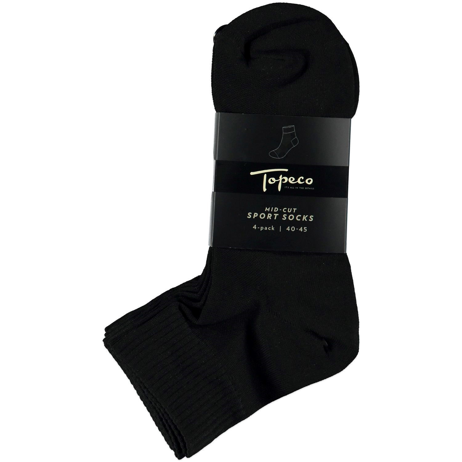 Topeco Mid Cut Sport Socks
