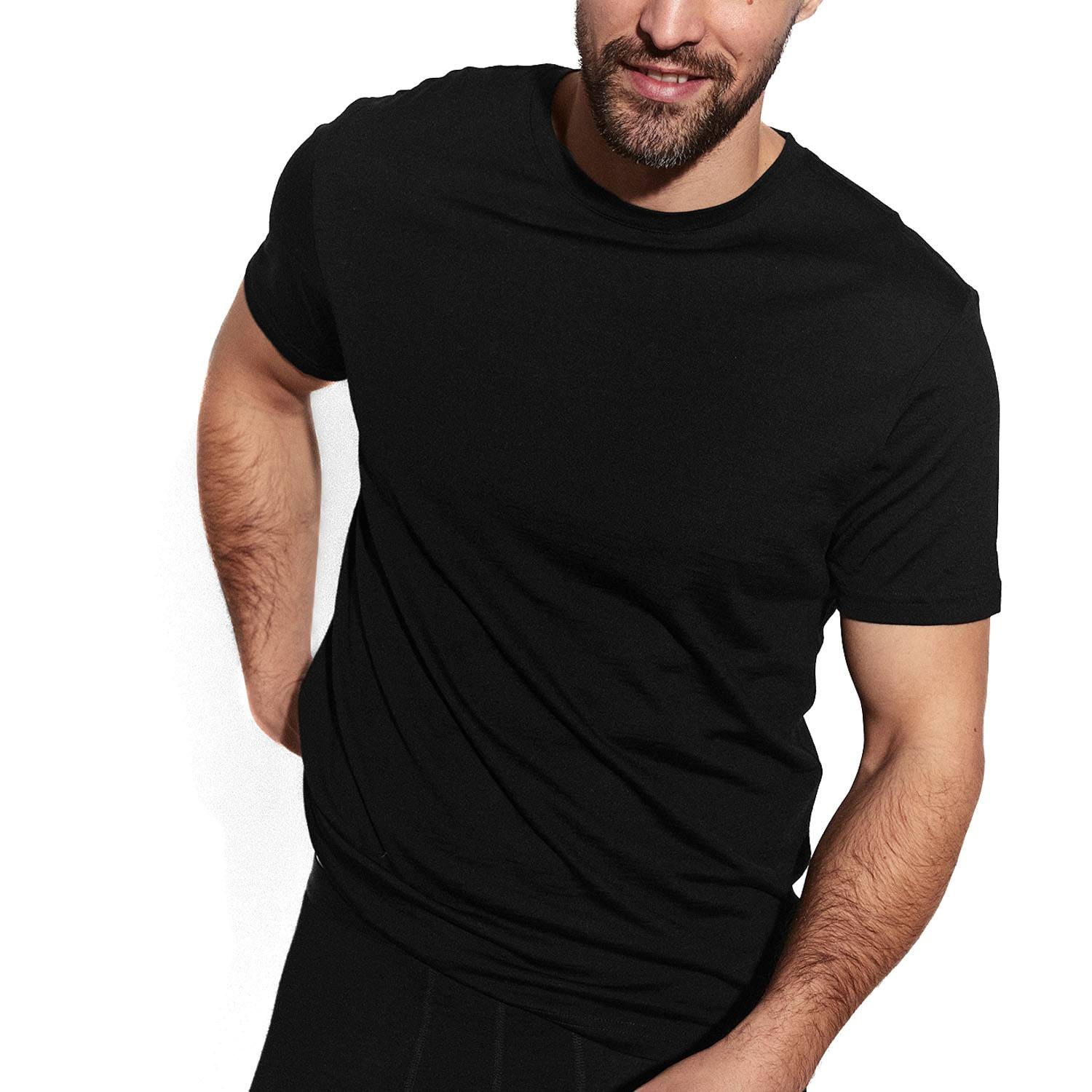 Panos Emporio Wool Tencel Short Sleeve Top