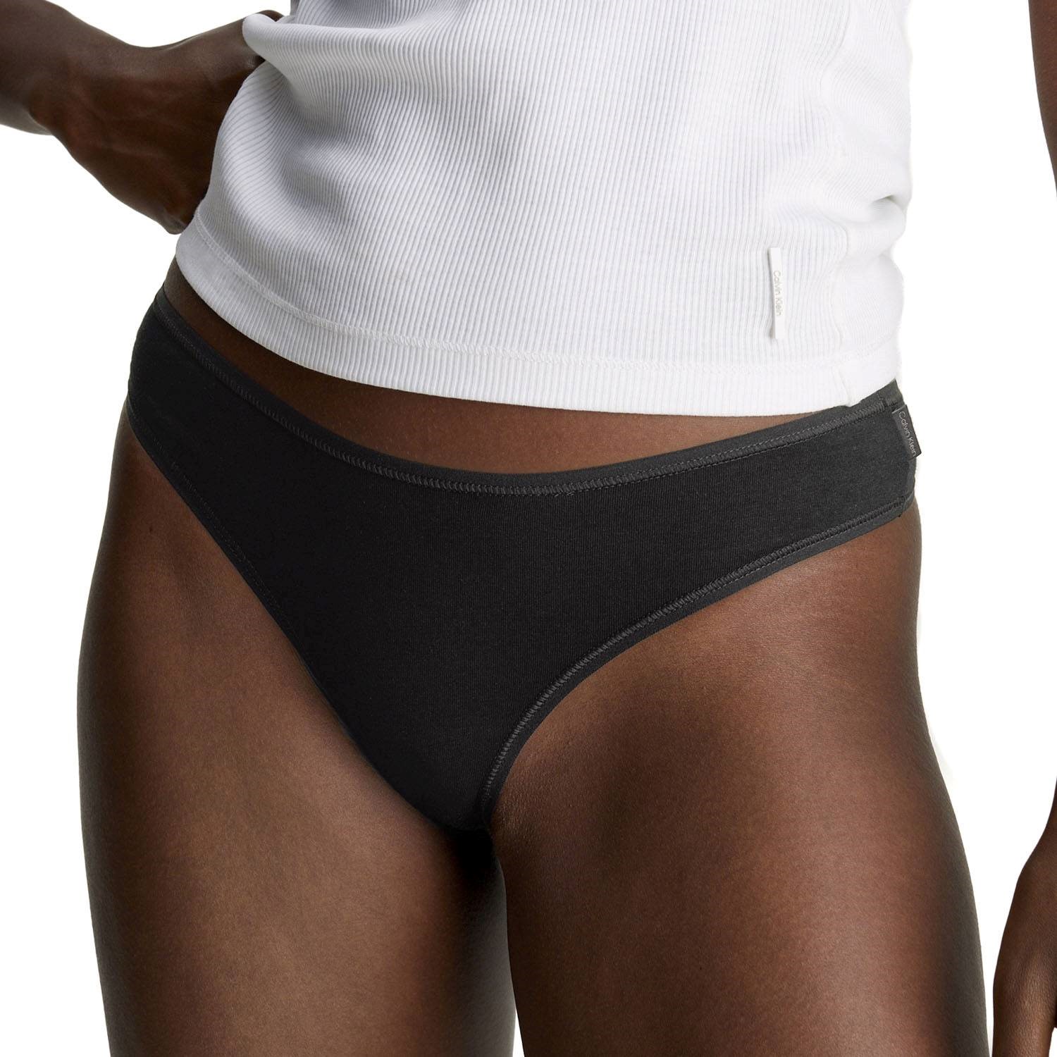 3-Pack Calvin Klein Ideal Cotton Thongs - Thong - Briefs - Underwear -  Timarco.co.uk