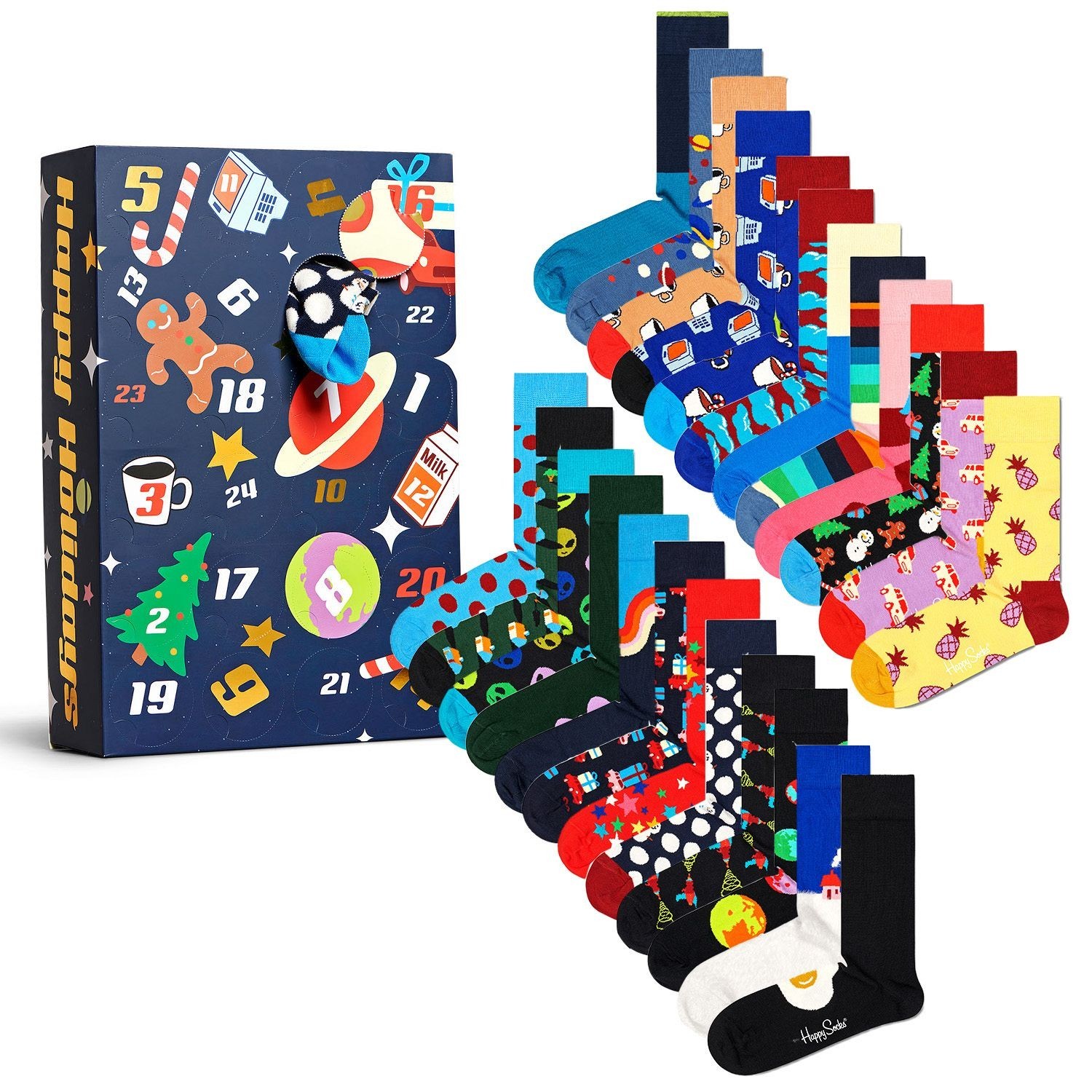 Happy Socks Advent Calendar Socks Gift Set