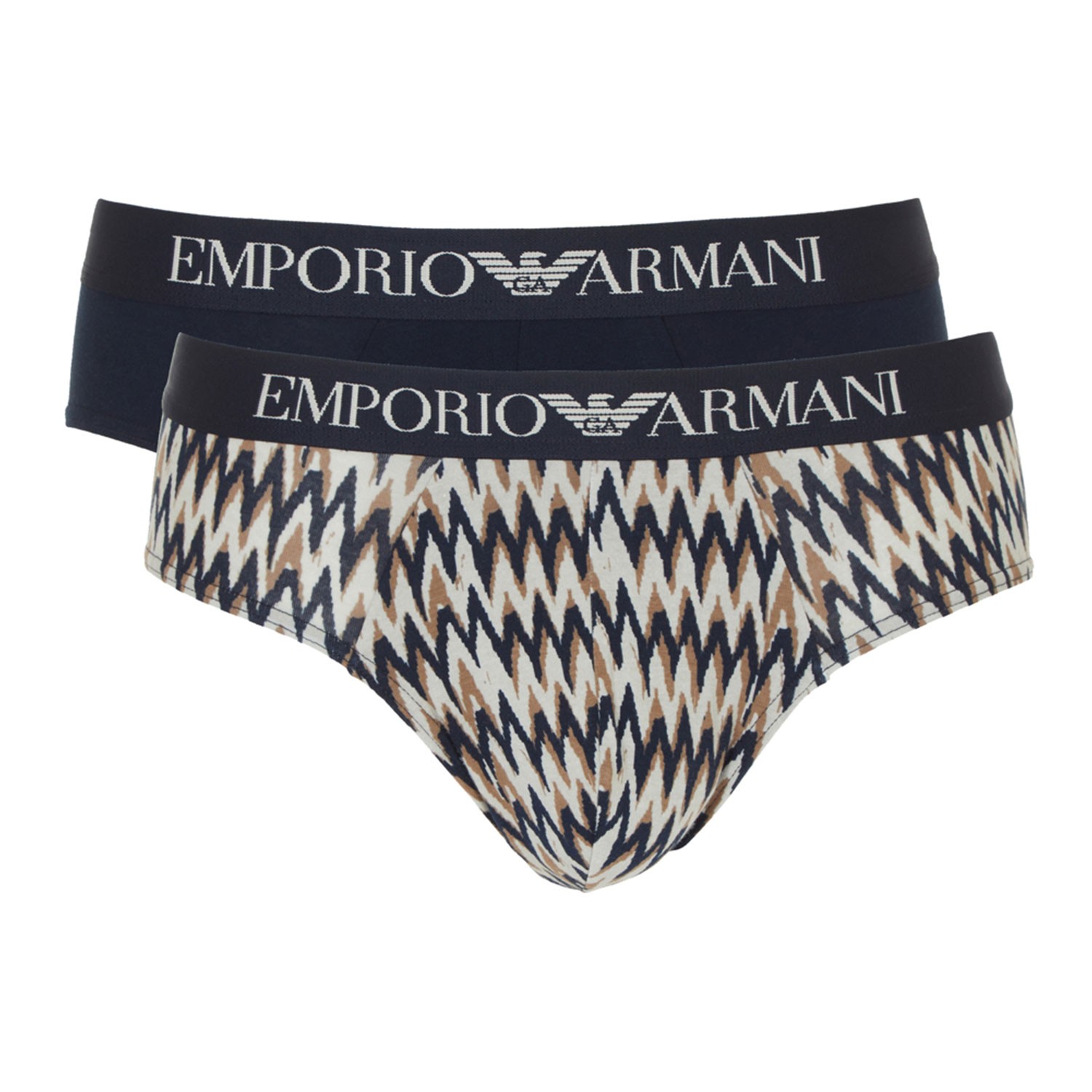 Armani Cotton Stretch Print Briefs