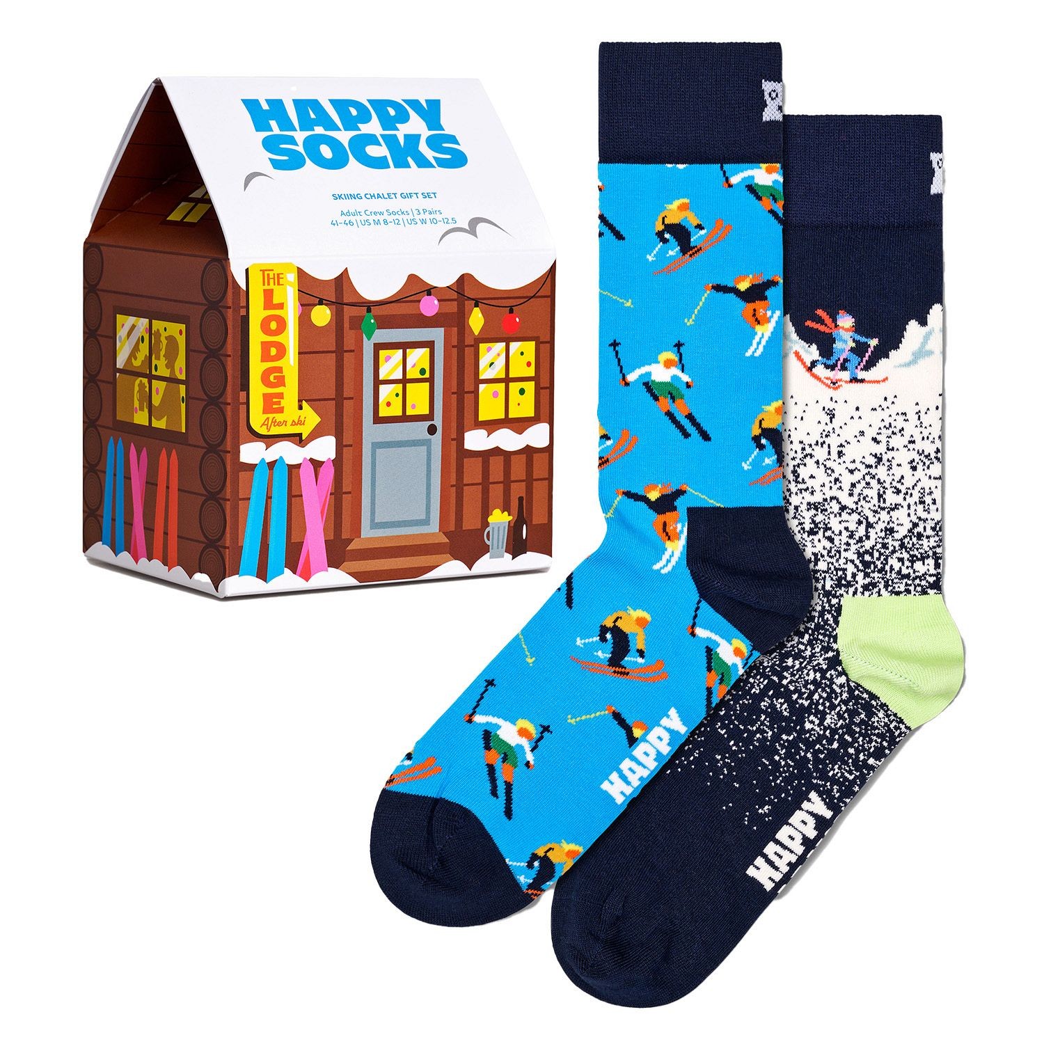 Happy Socks Skiing Chalet Gift Set 