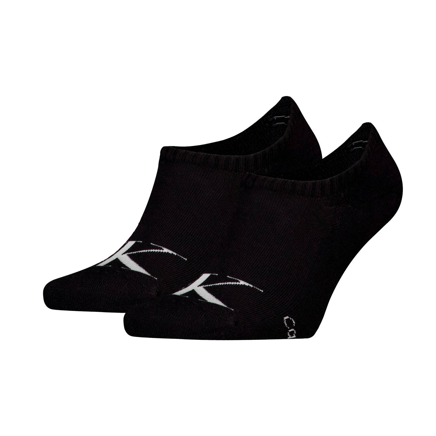 Calvin Klein Monogram High Cut Footie Socks