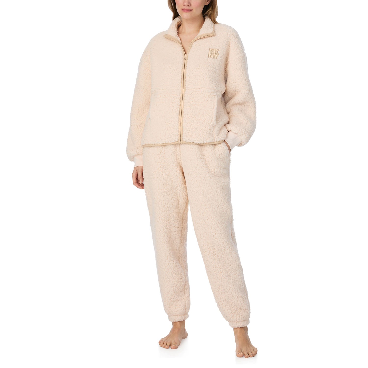 DKNY Chill In Style Zip Top Jogger Set