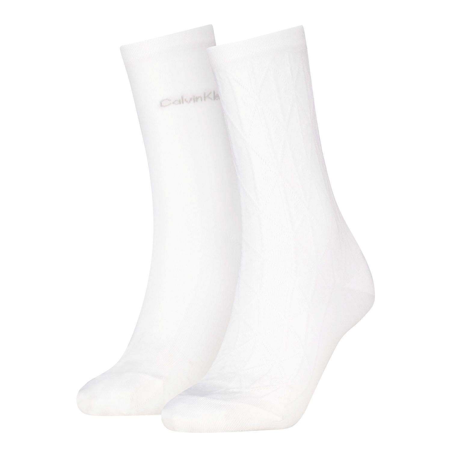 Calvin Klein Soft Cotton Stretch Crew Socks