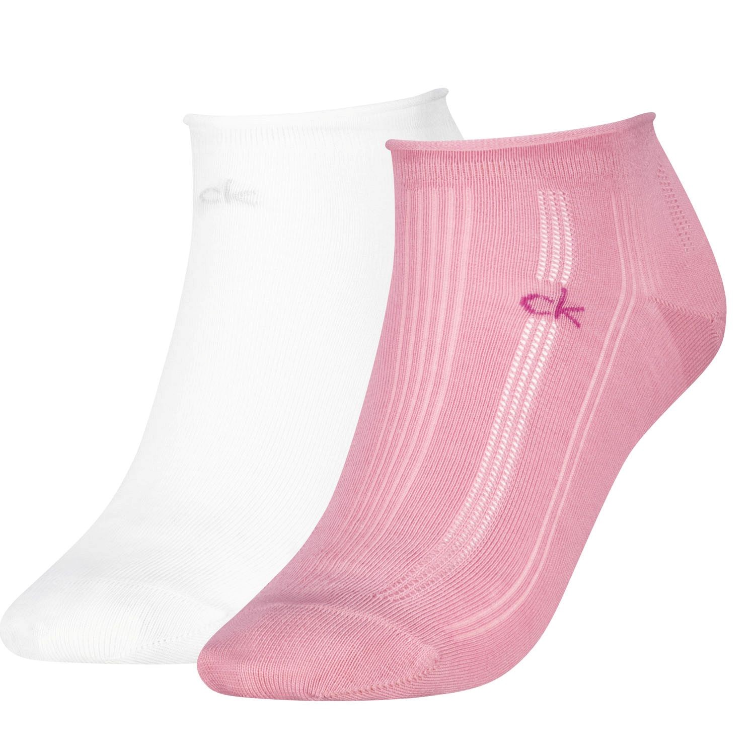 Calvin Klein Soft Cotton Rolltop Trainer Socks