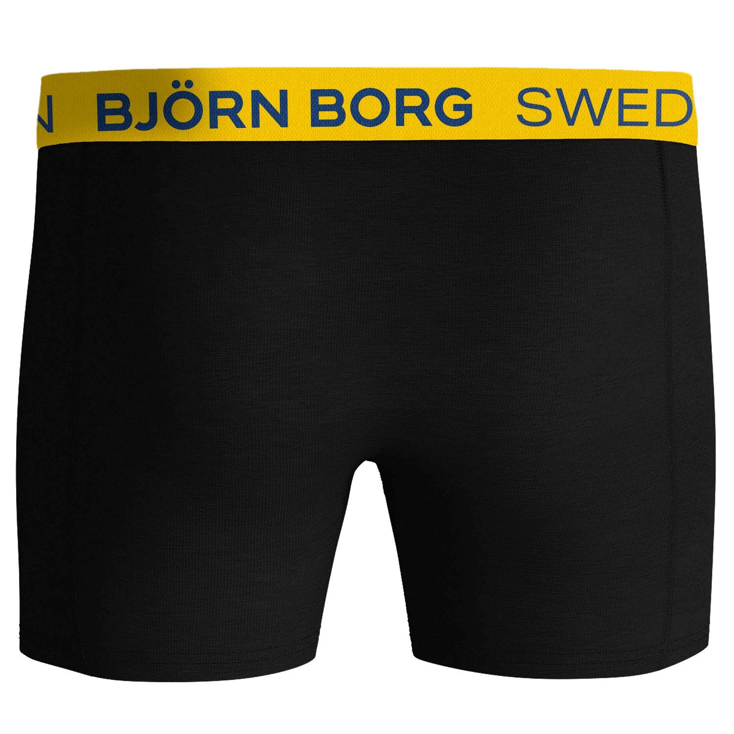 Björn Borg – Confezione Da 3 Boxer Uomo In Cotone Elasticizzato, Vita Media, Gamba Media, Nero, Taglia L, Con Pannello Inguinale Rinforzato