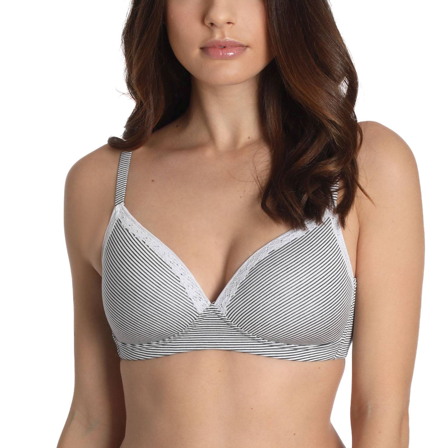 Sassa Stripe Range Padded Soft Bra