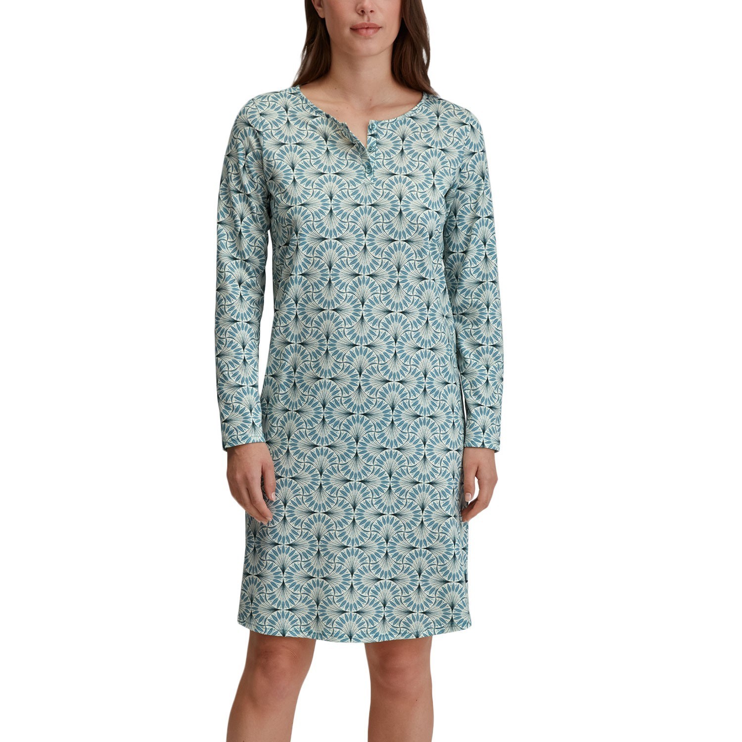 Calida Ornament Nights Long Sleeve Nightdress D1