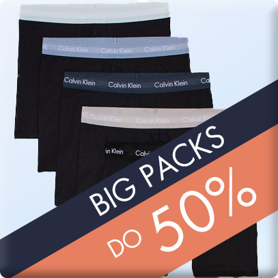 Big packs do 50%