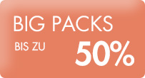 Big packs bis zu 50%