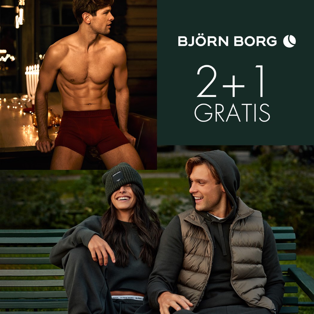 Bjorn borg 2+1 gratis