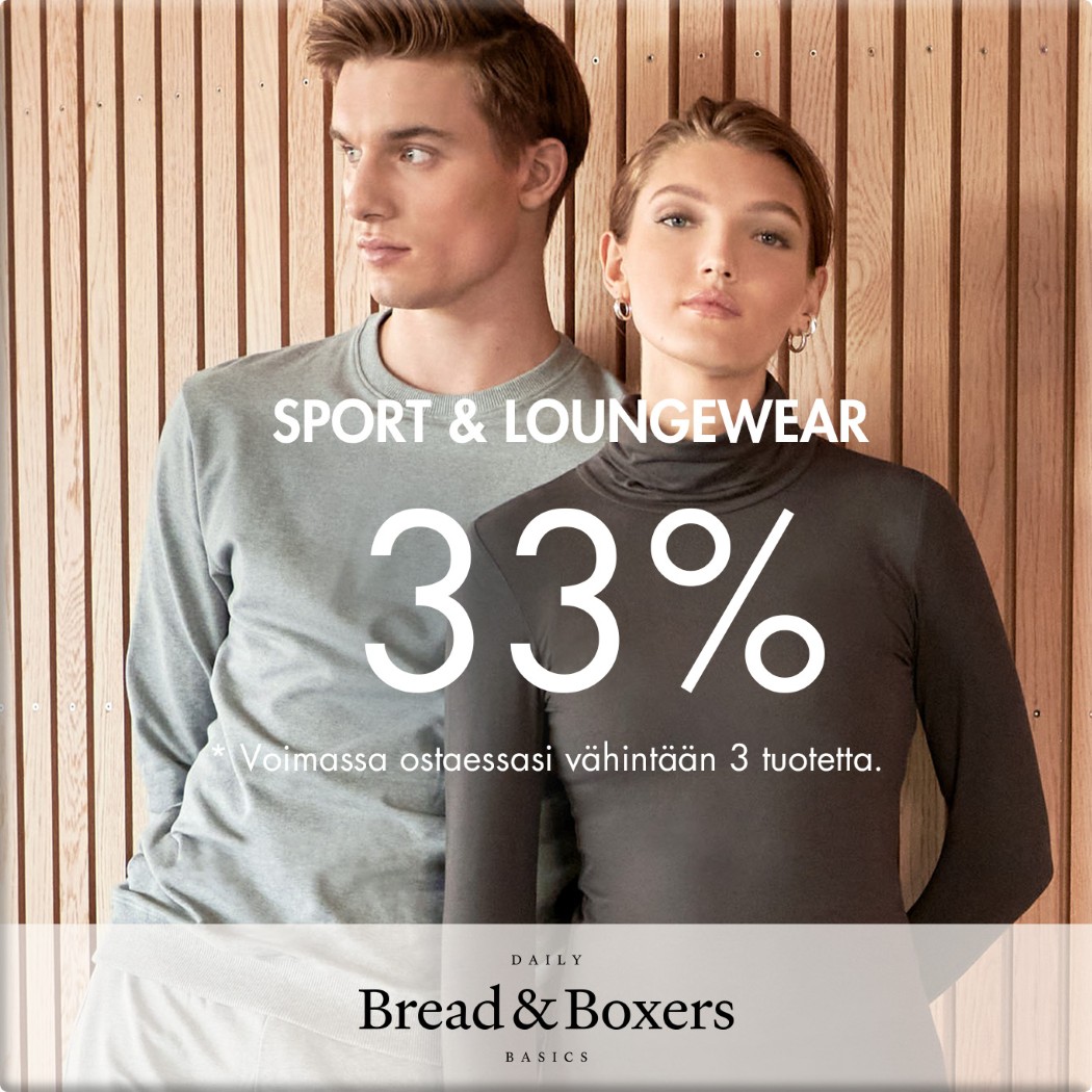 Bread and boxers 33%