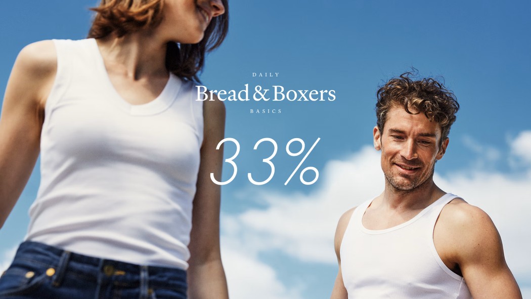 Bread and boxers 33%