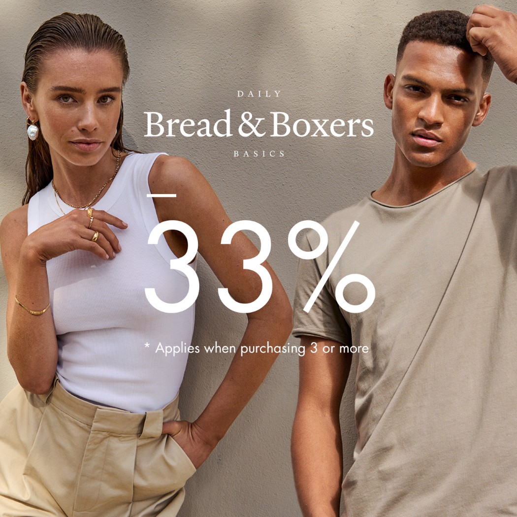 Bread and boxers 33%