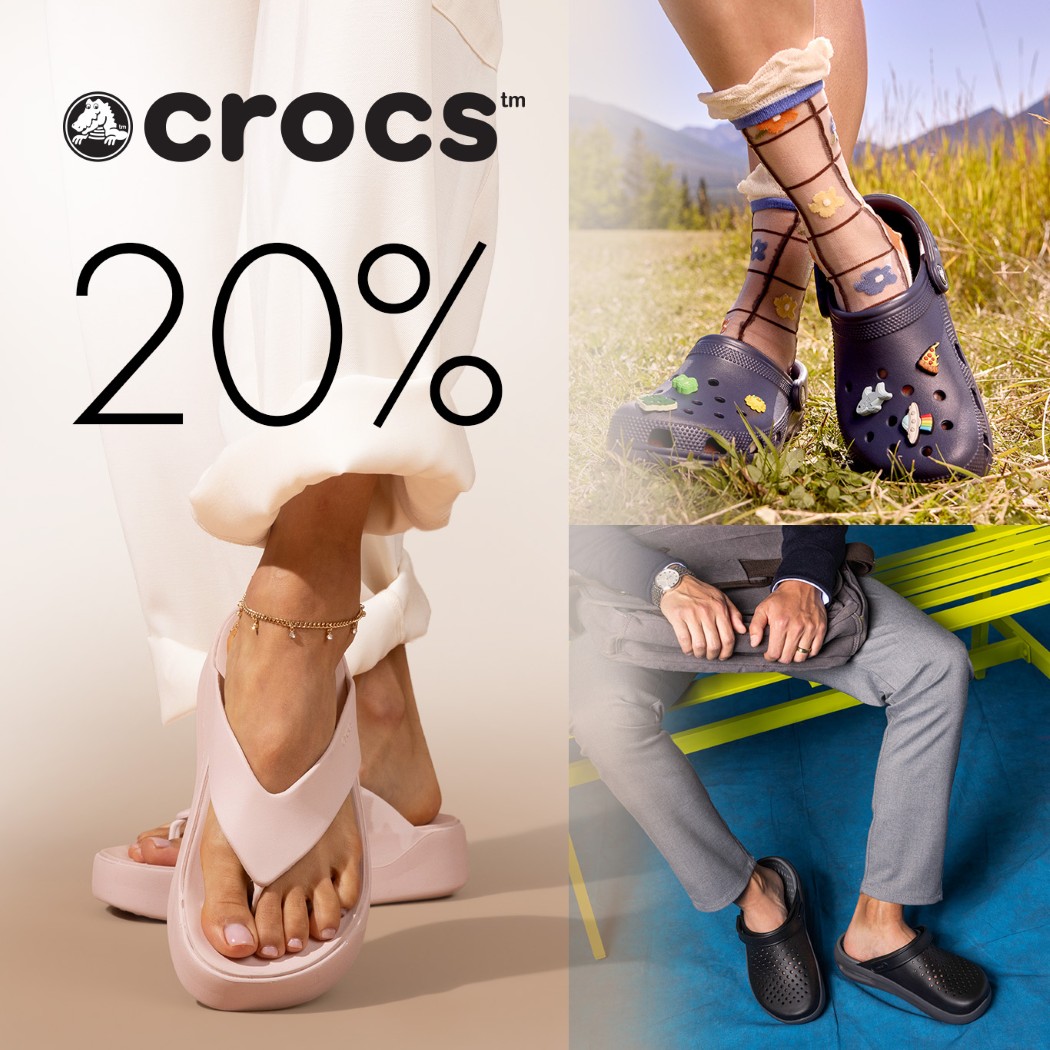 Crocs 20%