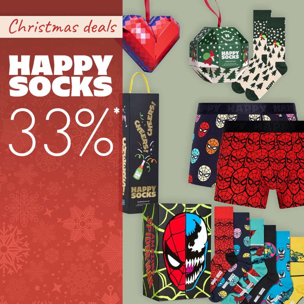 Happy socks 33%