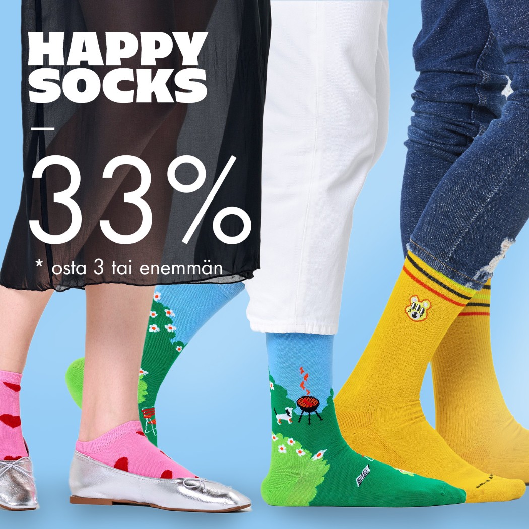 Happy socks 33%